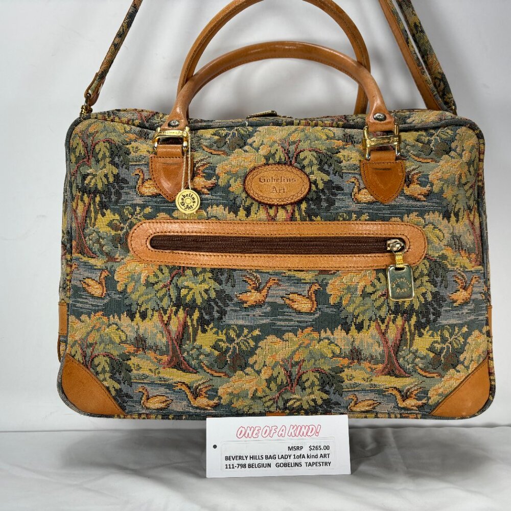 GOBELINS ART TAPESTRY BELGIUM- NWT $495.00         IN THE LOUVRE MUSEUM IN PARIS